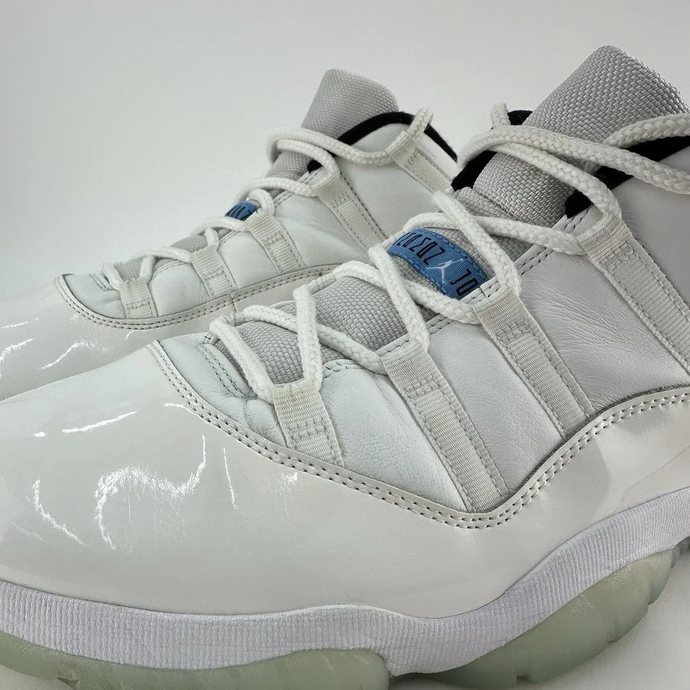 Nike Air Jordan 11 Retro Low Legend Blue Size 13 White AV2187-117 OG Box